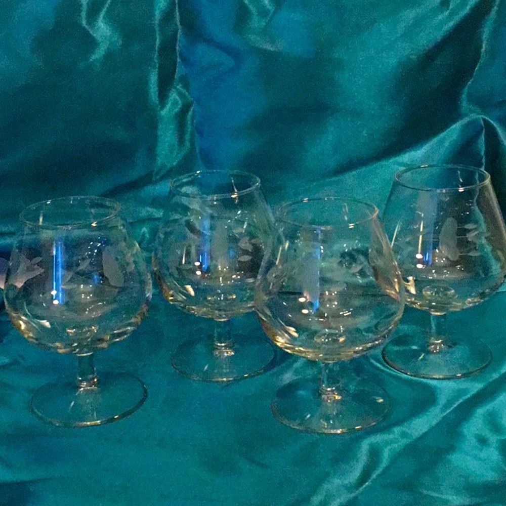 Princess House brandy glasses